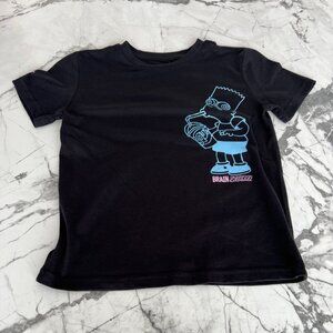 BART SIMPSON BLACK size 6-7 t-shirt